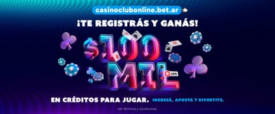 Banner de bienvenida de 888 Casino Argentina